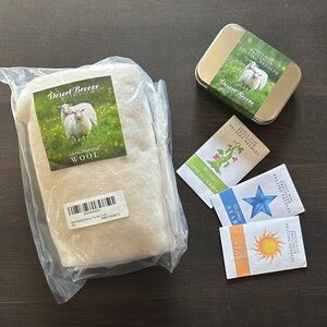 Desert Breeze 100% Natural Wool Pre Felt 12inch - Ecru